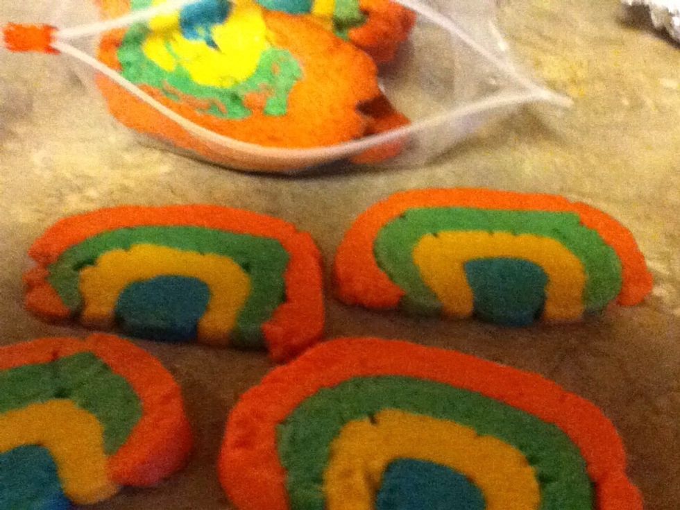 When baked they should not be that soft or fluffy. They are best when they come right from oven, and are soaked in milk. Hope you Enjoy!!!