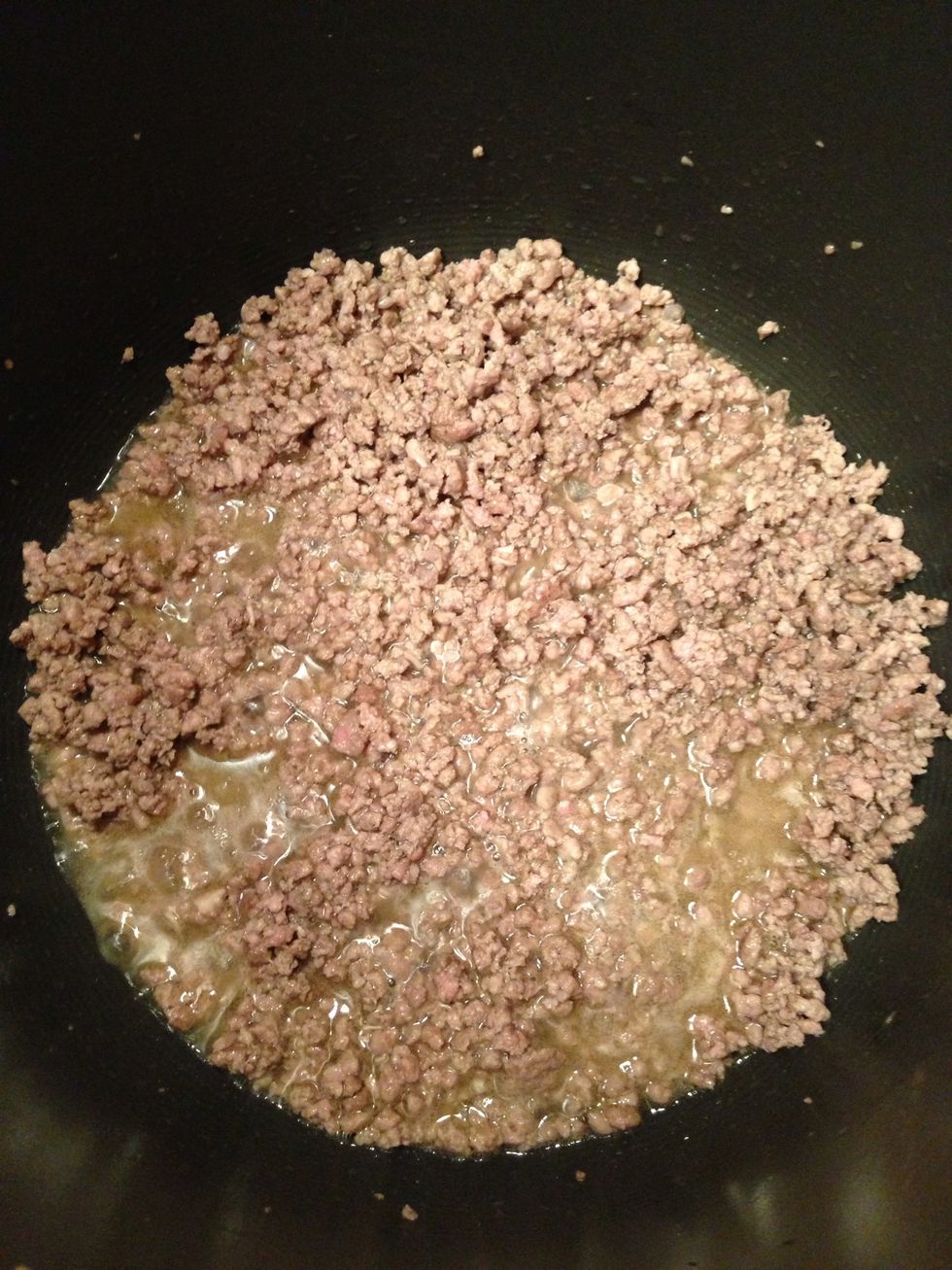 When browned it should look like this.