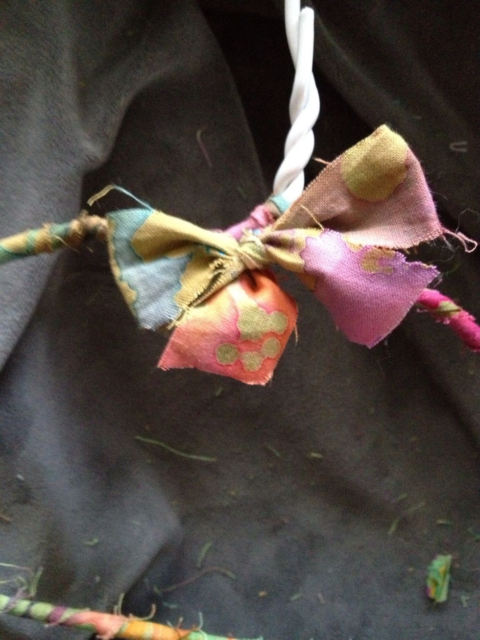 When done coving finish with a pretty bow!