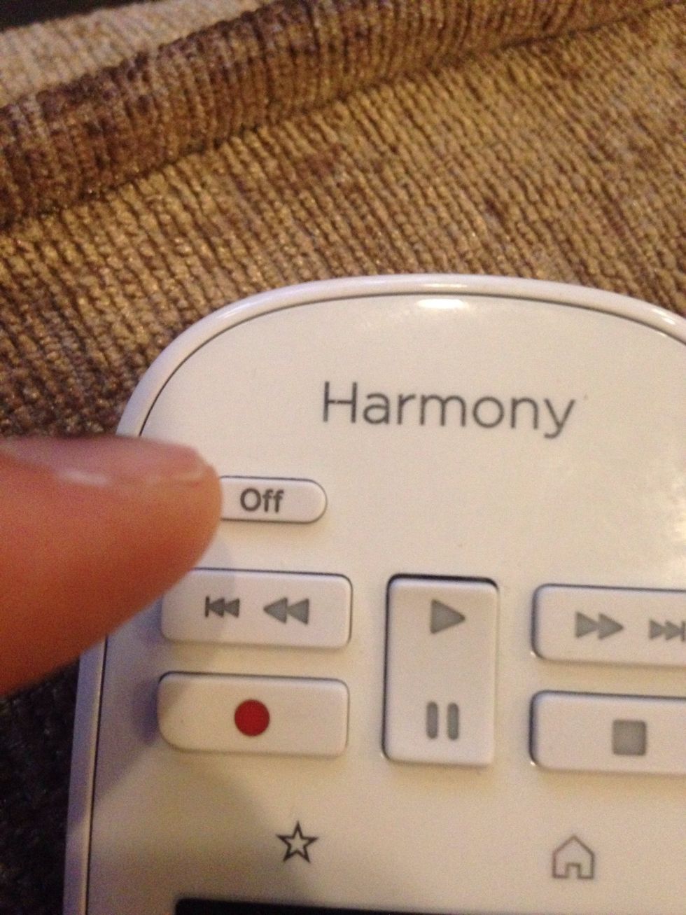 When done, press 'Off' and everything should turn itself off