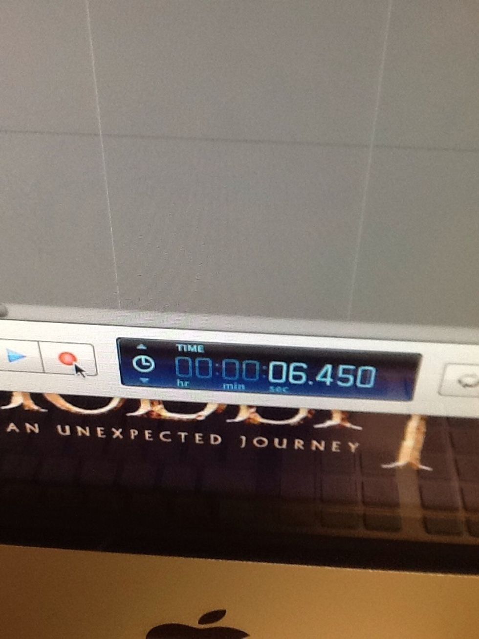 When done recording, click this button again to end your recording session.