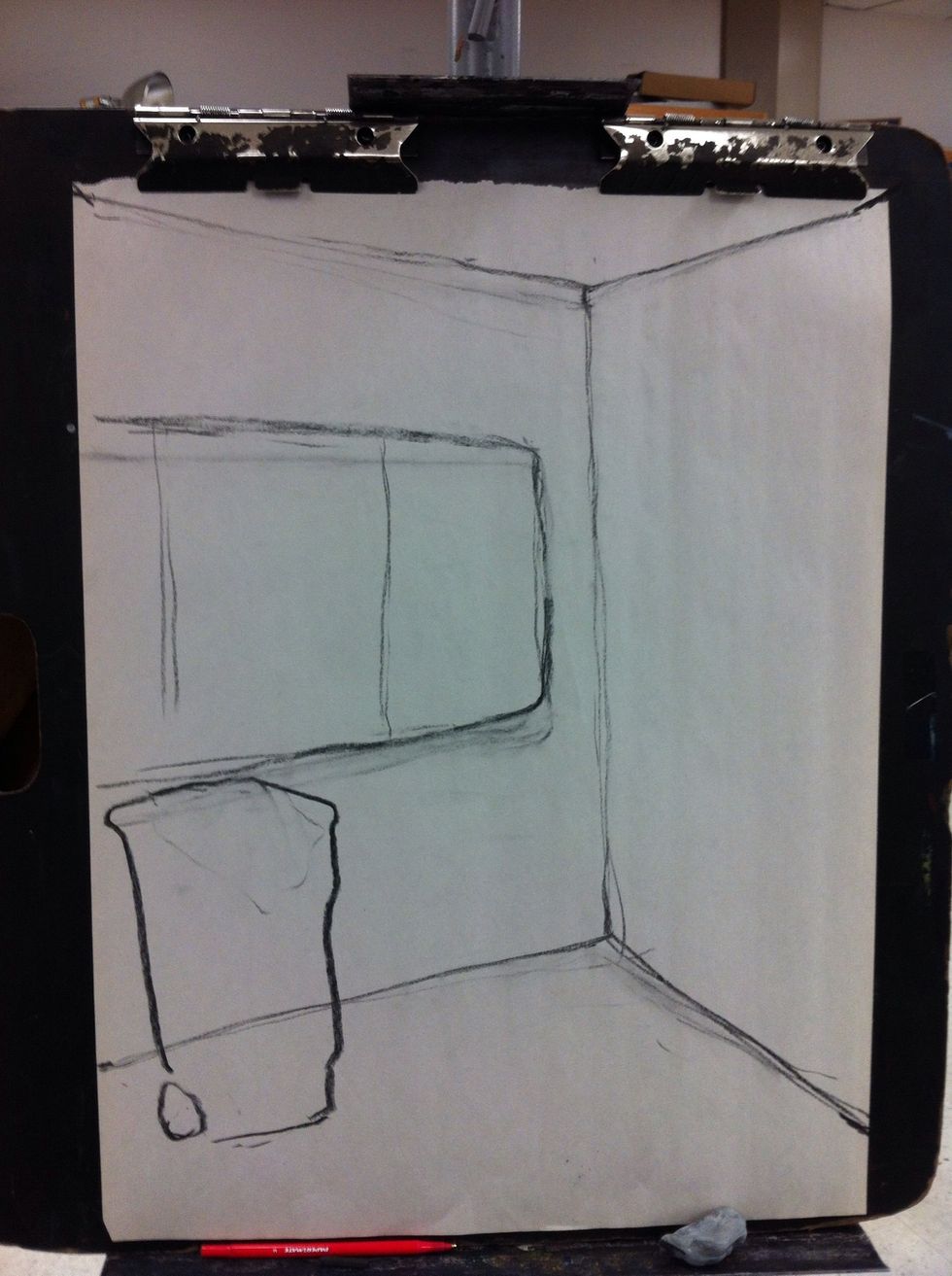 When drawing tricky things, resort to contour line drawing. Just outline the thing.