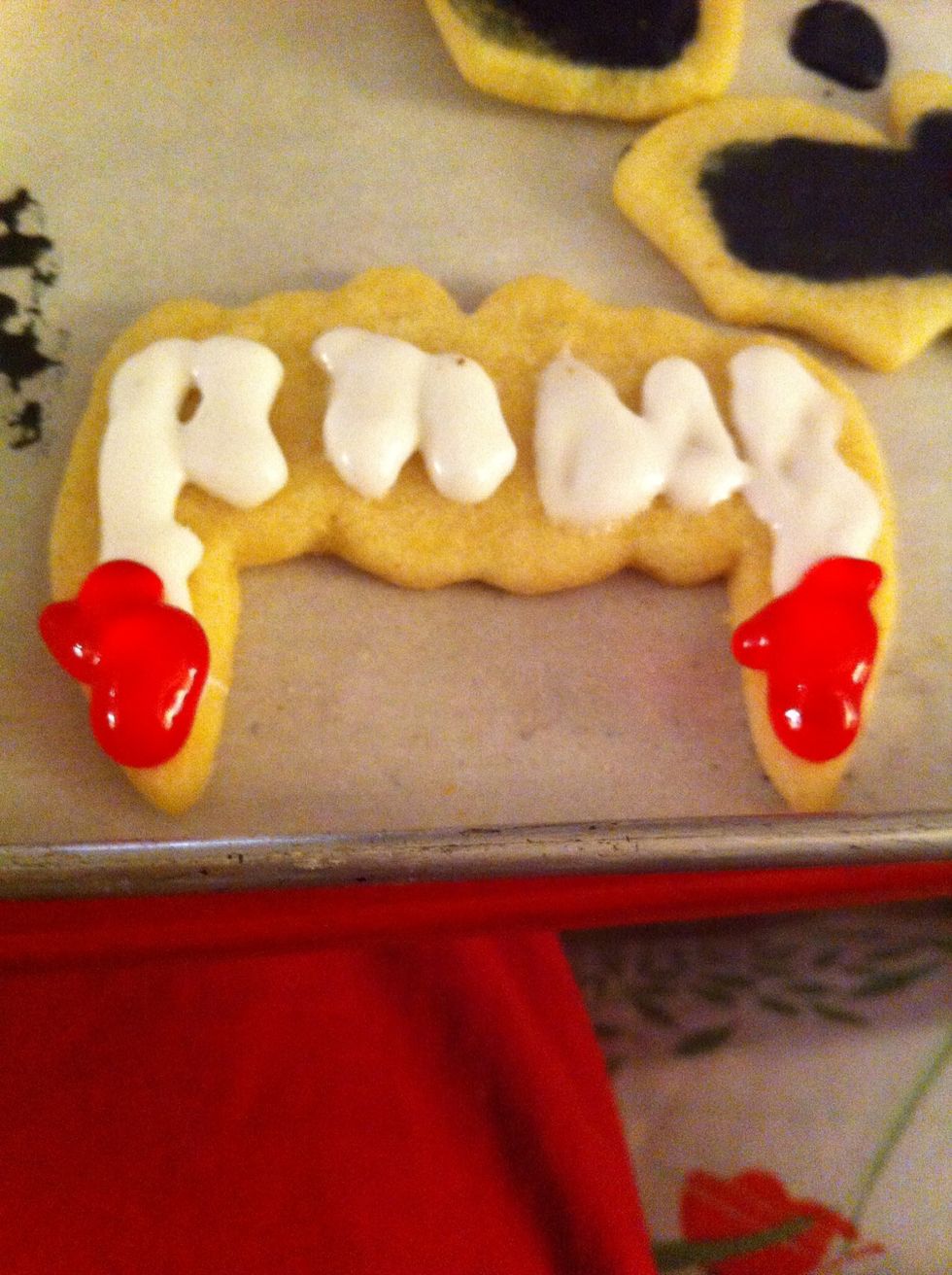 When dried enough eat or share if you dare! Happy Halloween