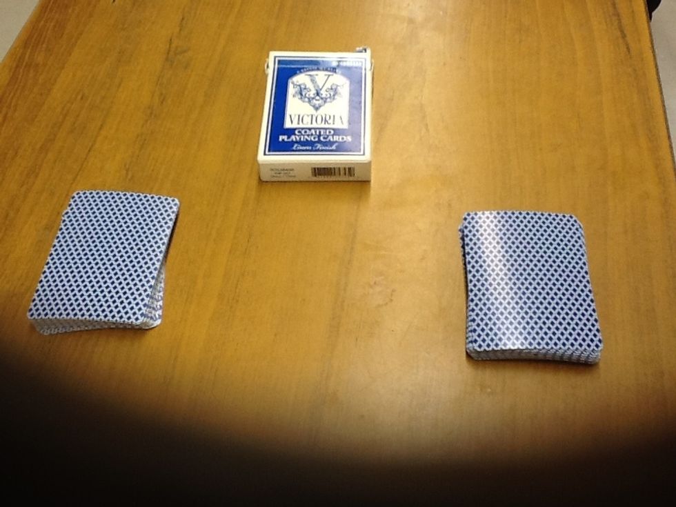 When finished deal the cards.
