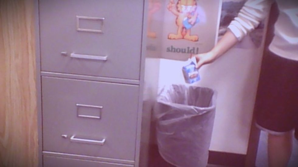 when finished you need to find a trash can