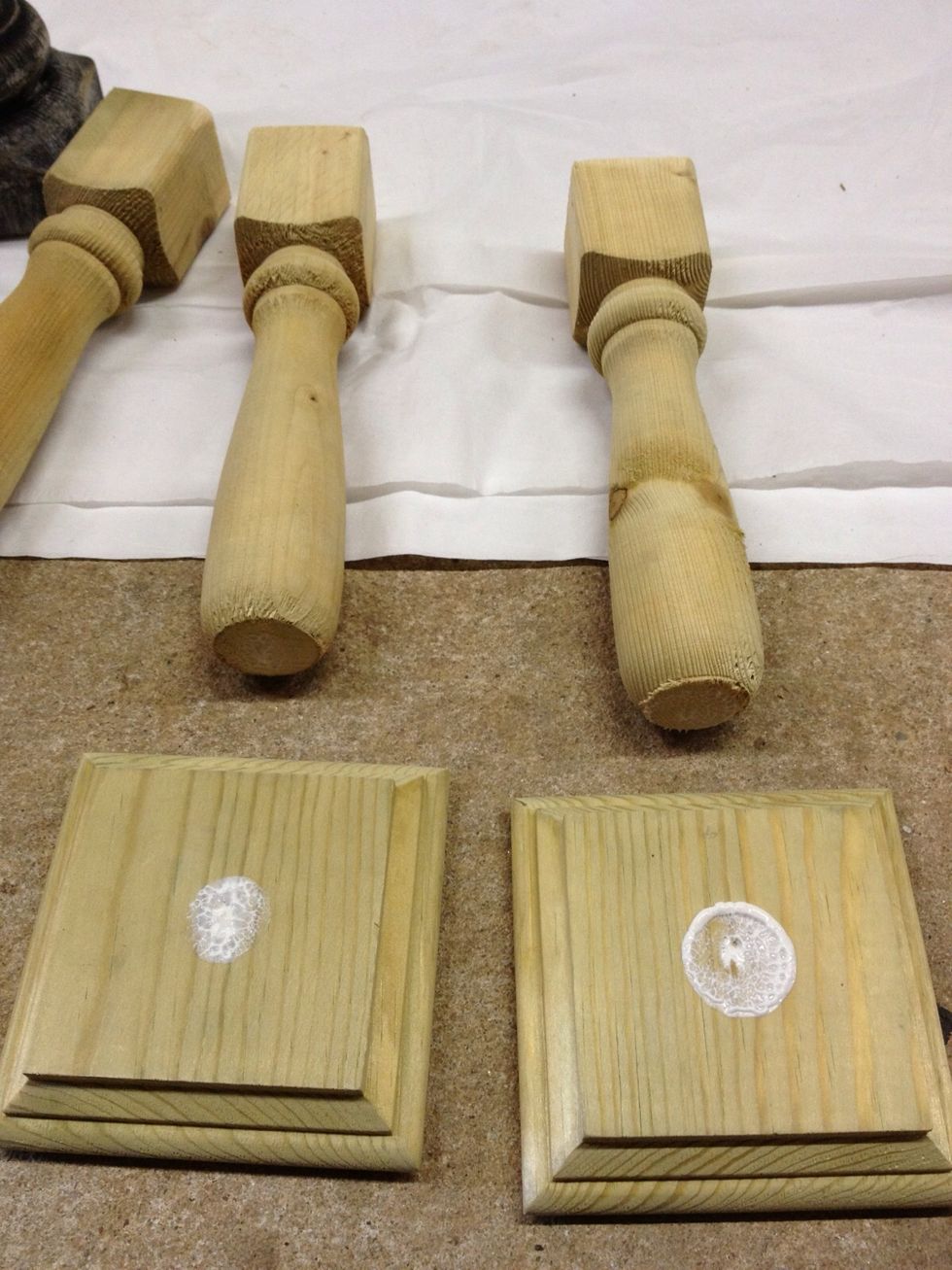 When gluing two sections together, it helps to apply glue, then let it get tacky before attaching the pieces.