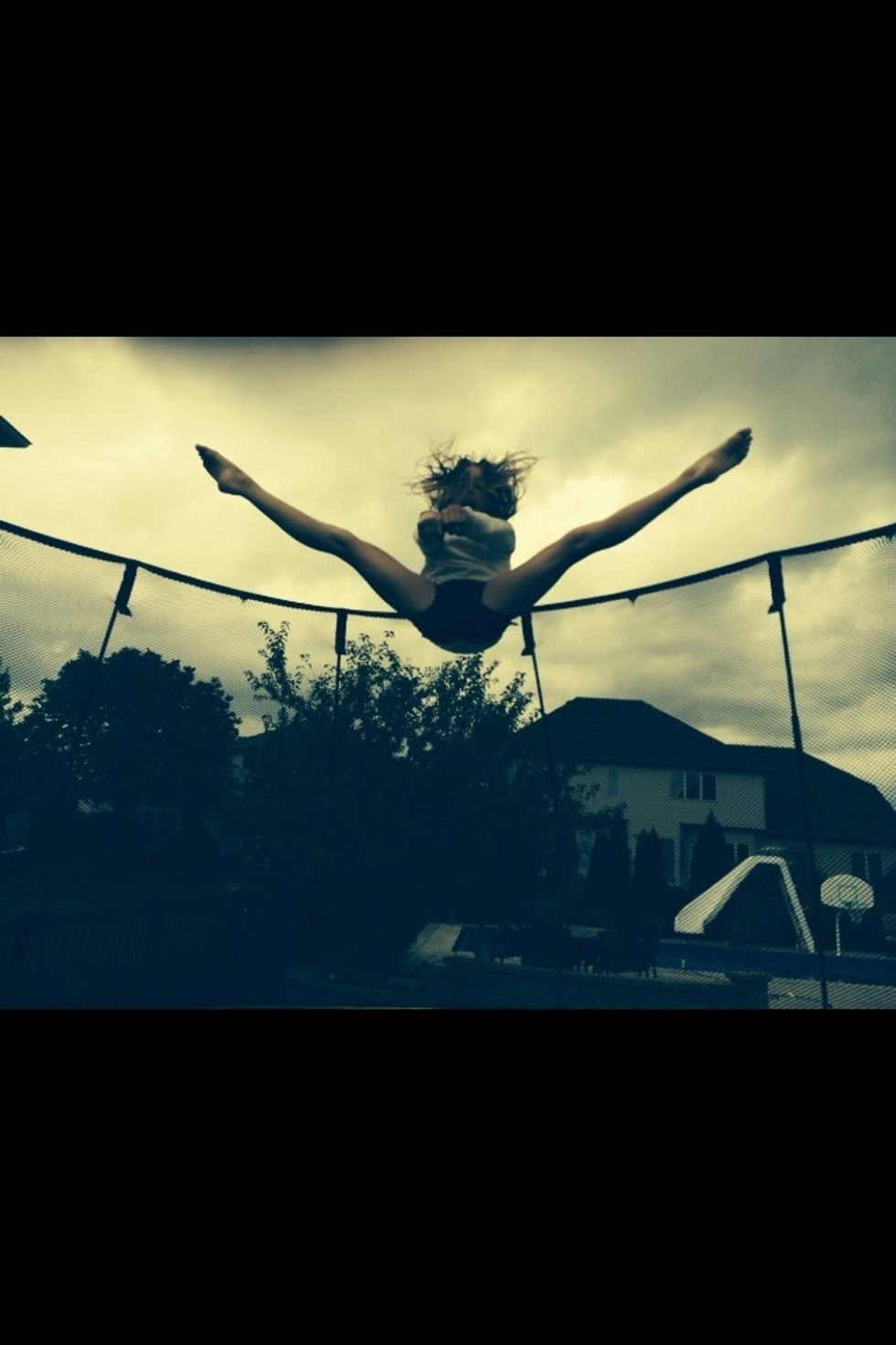 When I feel like giving up my cheer team always is there to help me through!