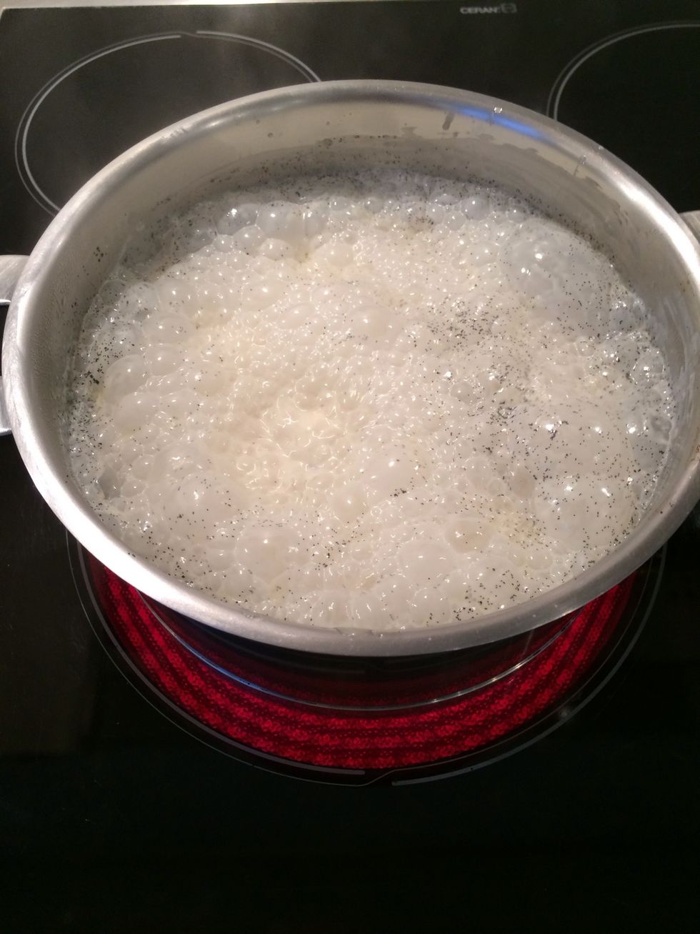 When it arrives to a high boil