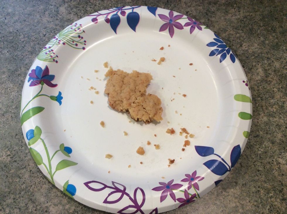 When it has been about five minutes the cookies should be ready to eat.