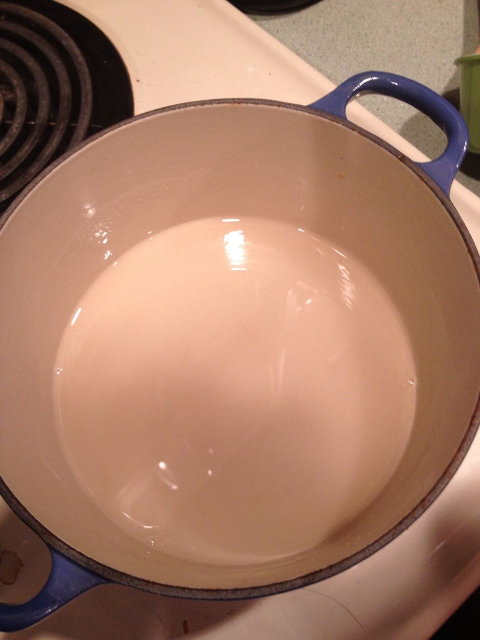 When it looks like this its time to pour into your jar.