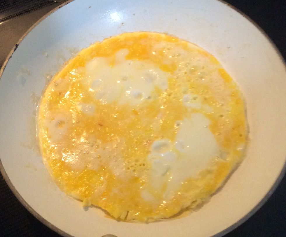 When it looks like this put heat on low