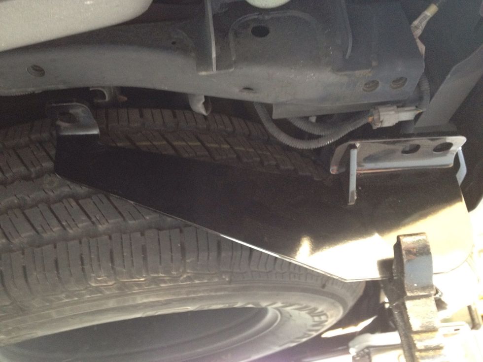 When it's almost lined us, start threading the bolts by hand. Get them all started before you tighten them down, this allows for wiggle room