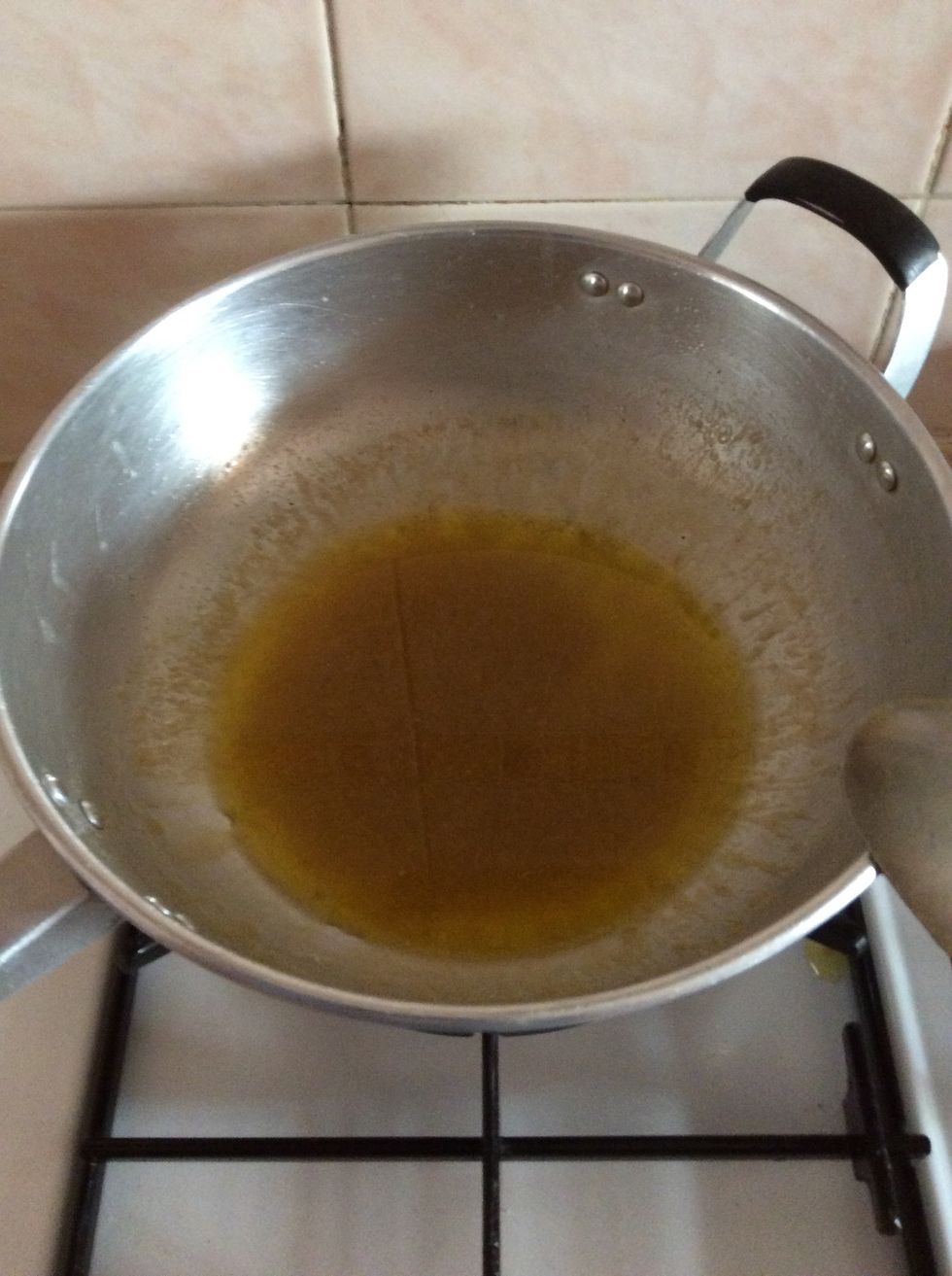 When it's done it should look like this. Leave it to cool