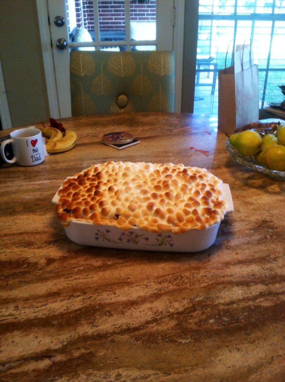 When it's done take it out and it will look like this.