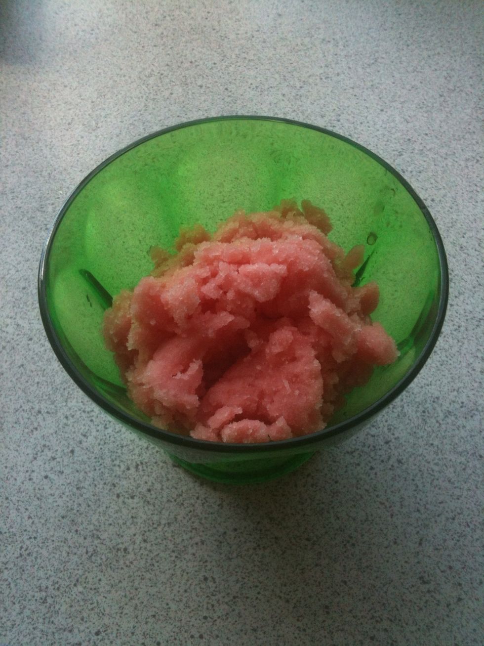 When it should be eaten, you can put it on a plate or in any other thing you want