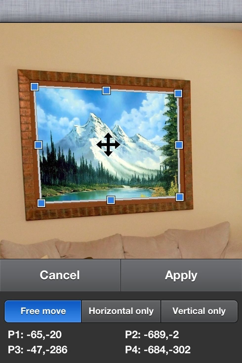 When its all lined up select apply to finish the job.