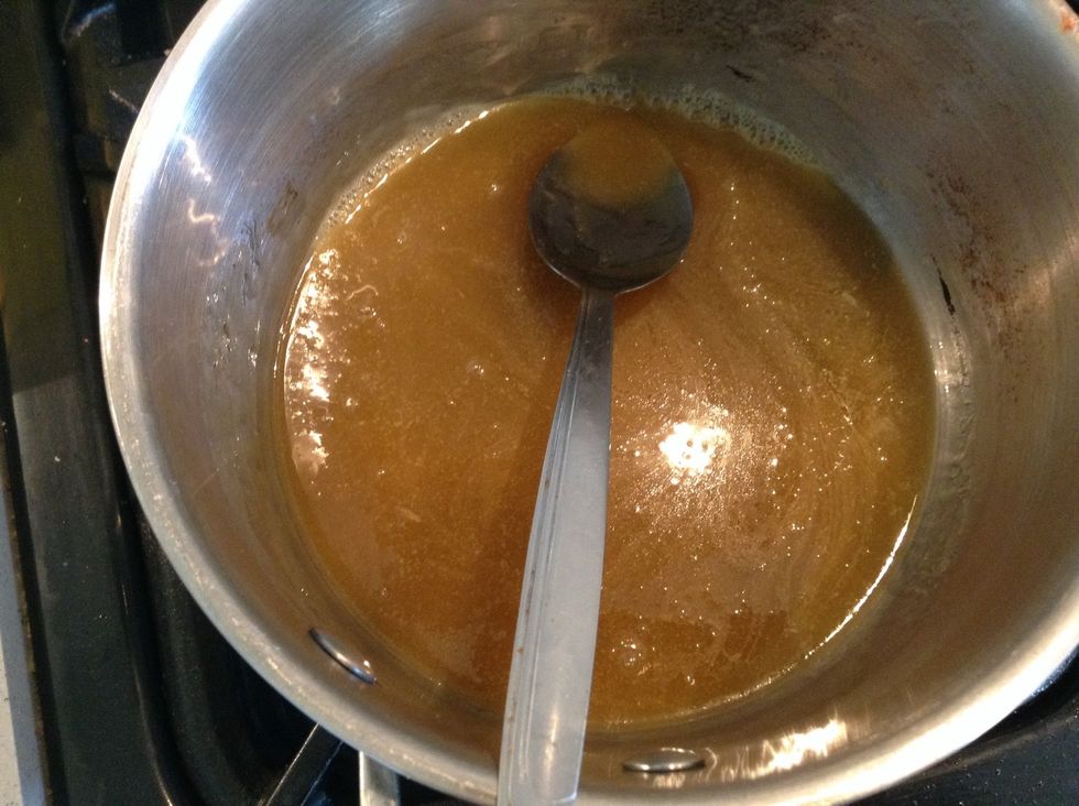 When its melted take off heat