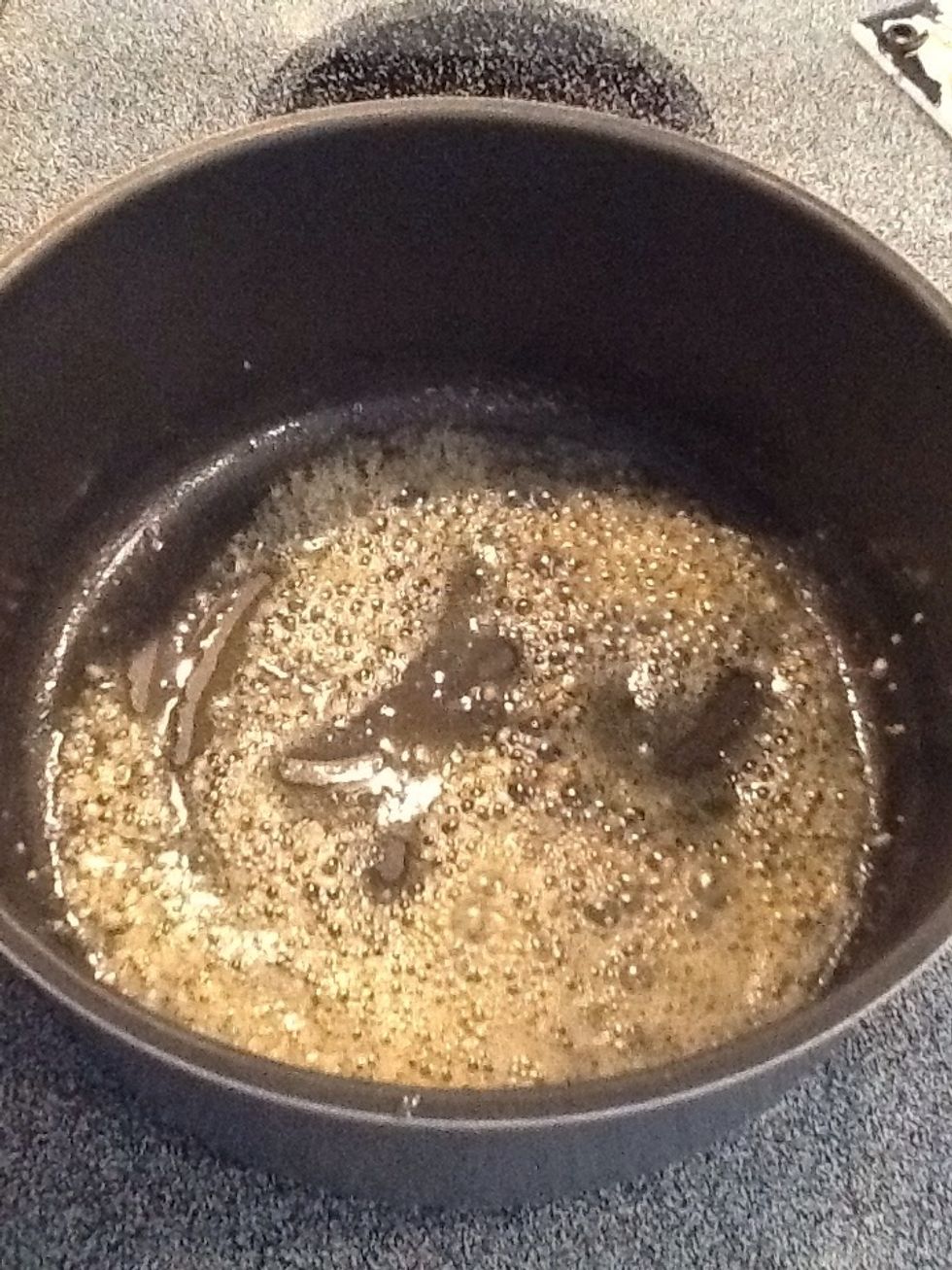 When melted, it looks like this.