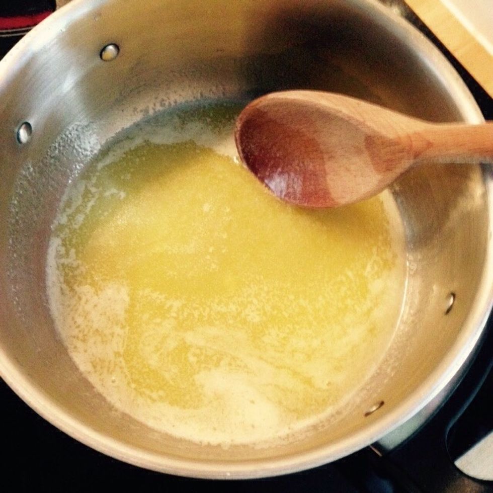 When melted remove from the heat