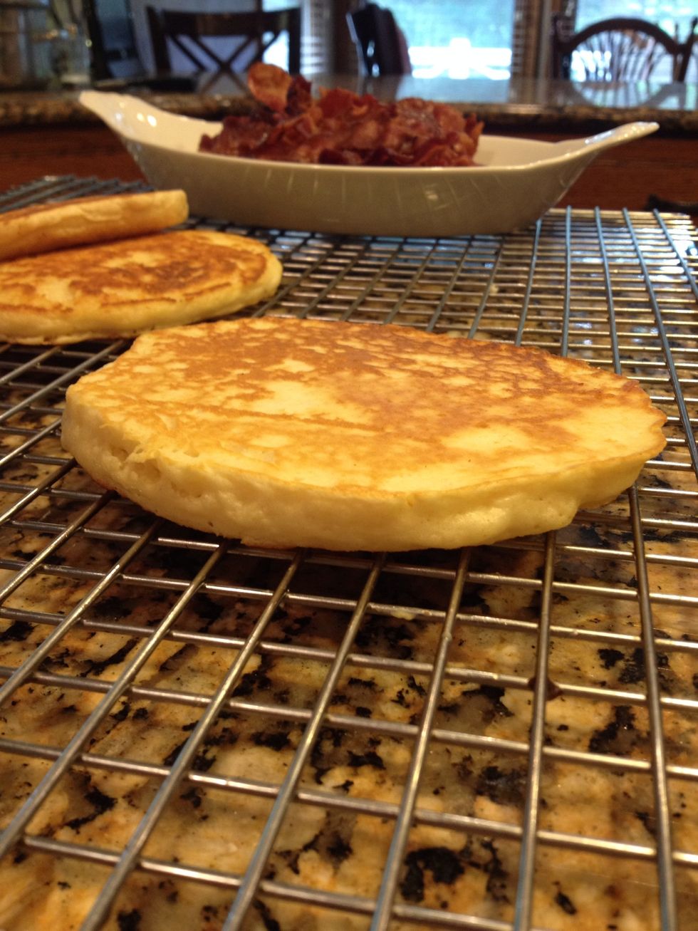 When mine are done I rest on the cooling rack