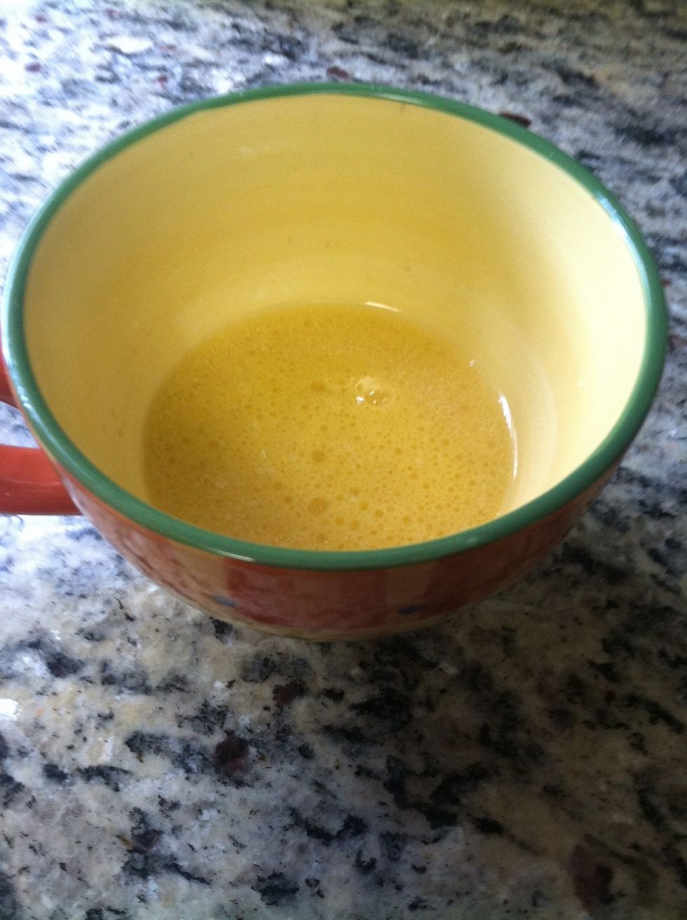 When mixed it will look like this.