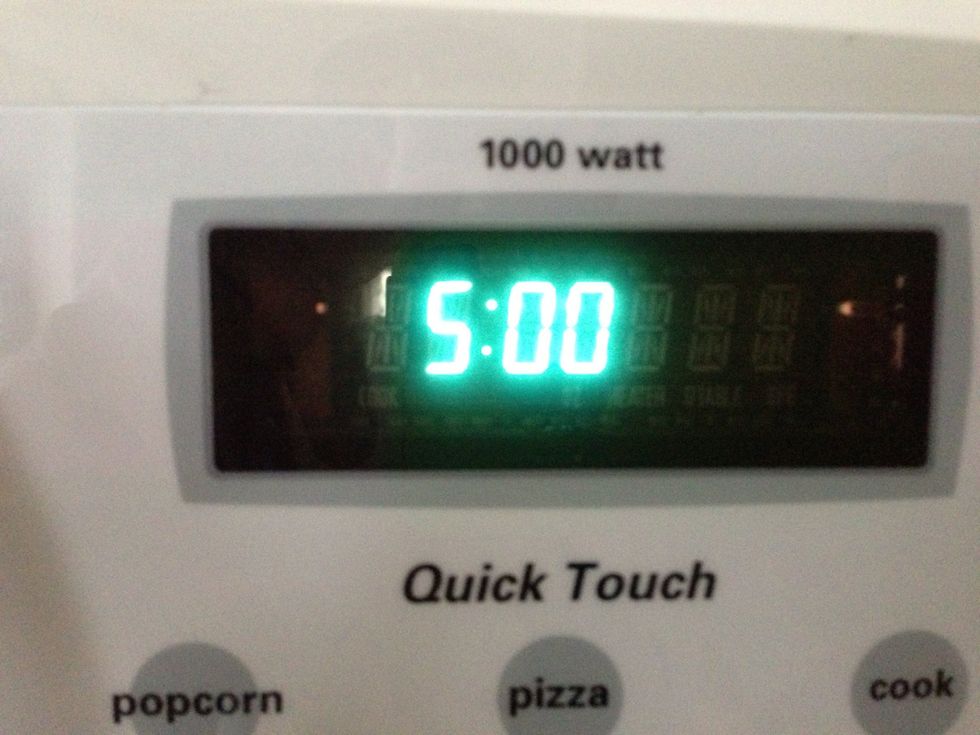 When oven is done preheating cook rolls for 5 minutes.