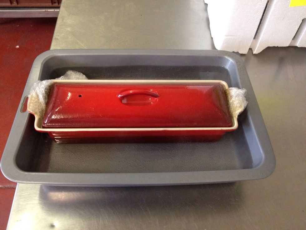 When ready lift it out