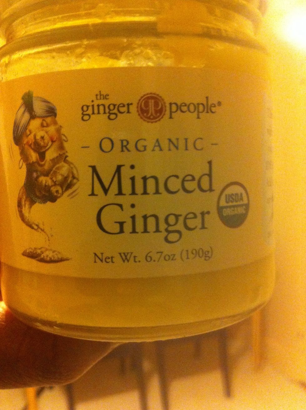 When ready to drink add a small teaspoon of minced ginger!