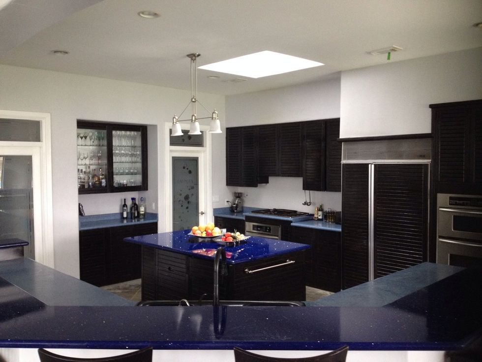 When taking pictures inside the building, residence, etcetera, open all the windows, and get as close to them as you can. This room was completely surrounded by windows with even a skylight above.