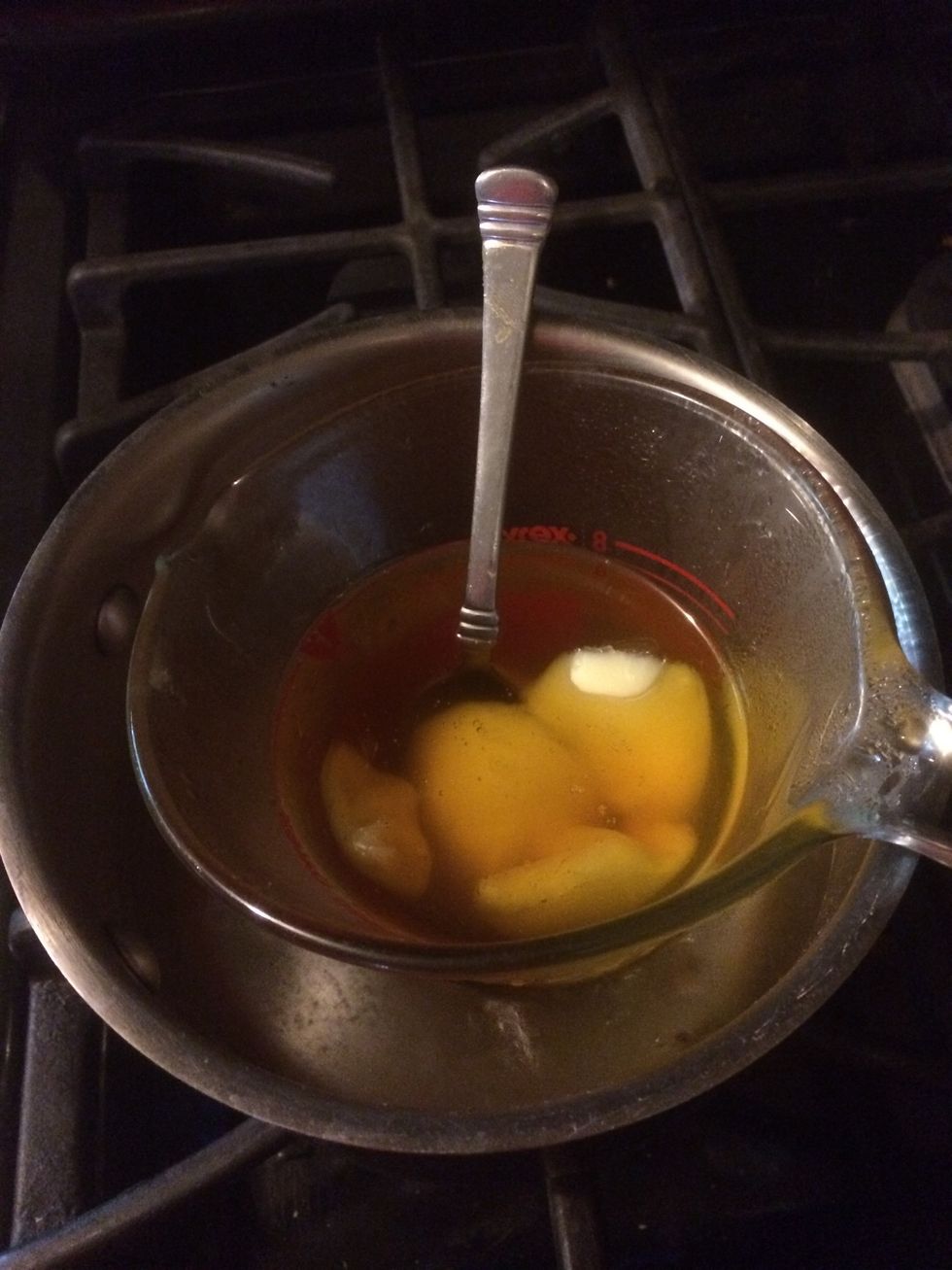 When that is done add the Shea butter.