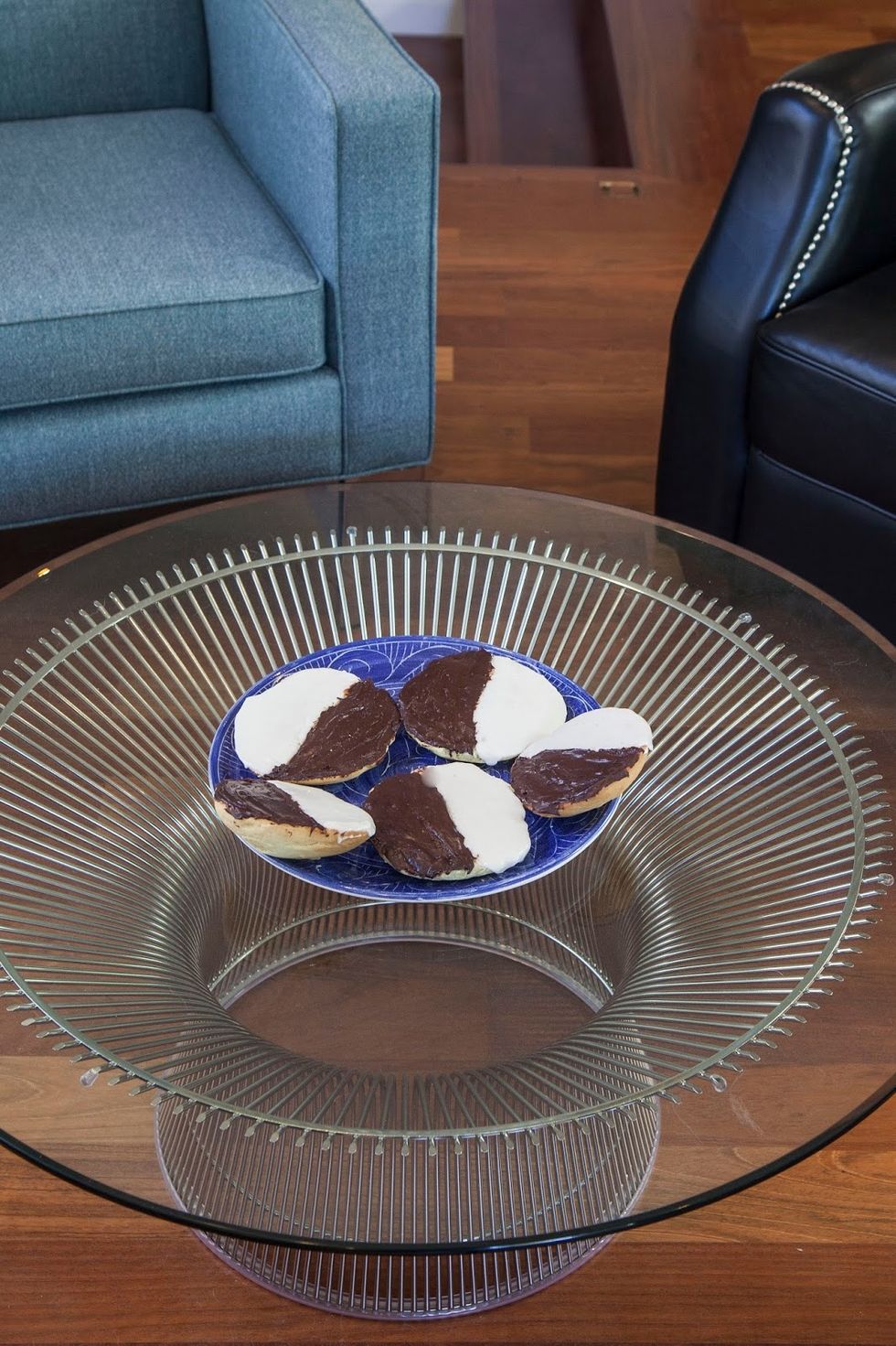 When the cookies are ready serve them up.