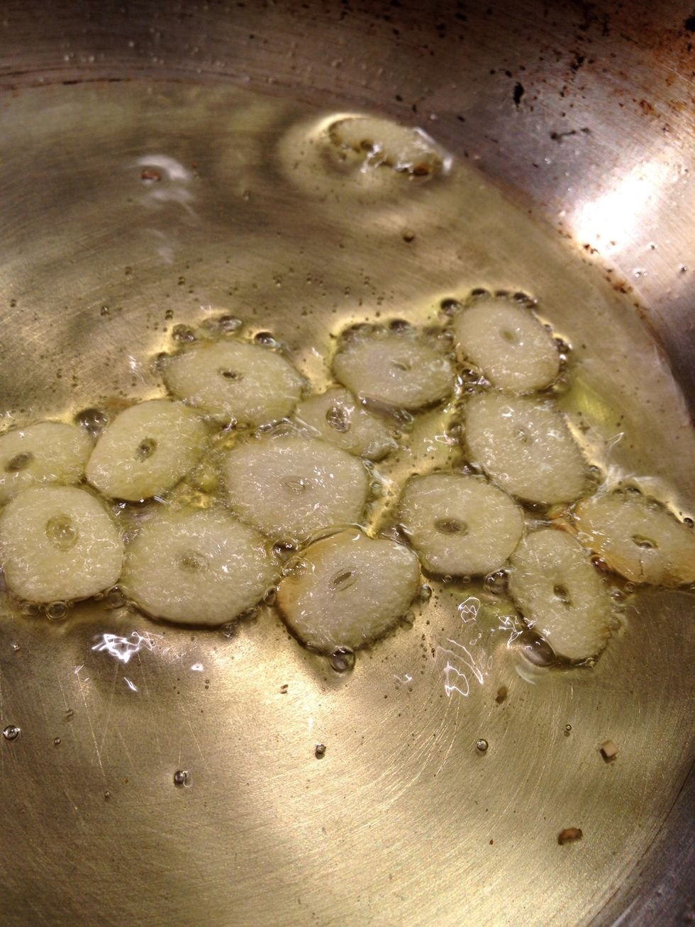 When the garlic starts dancing