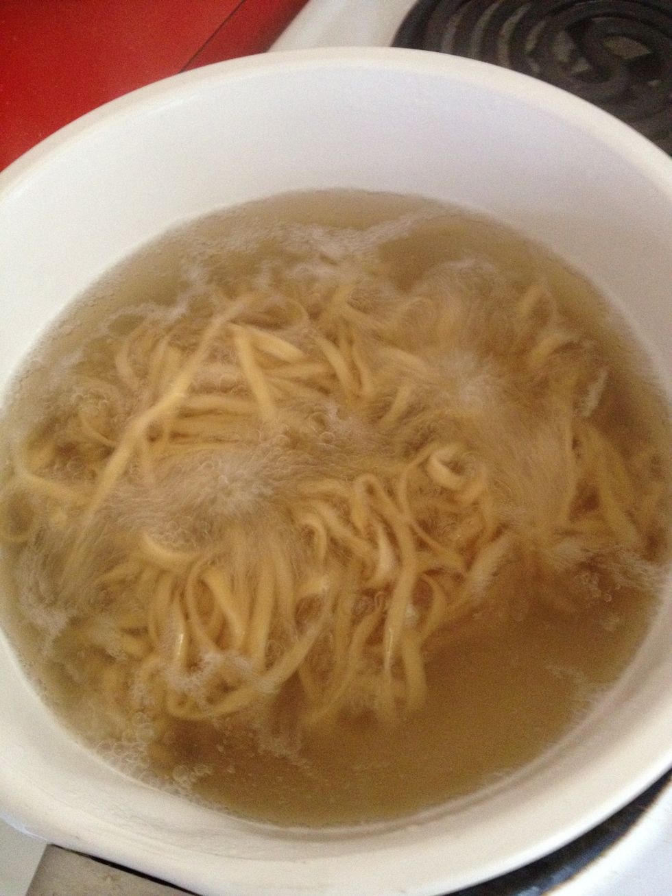 When the noodles are disintegrated and el dente, it means they are properly cooked.