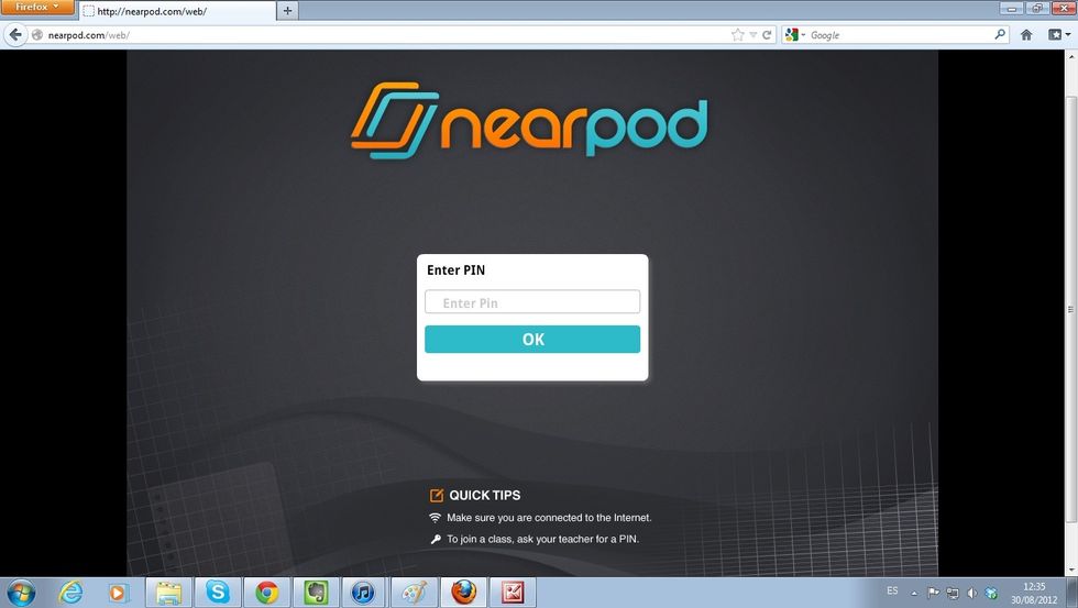 When the presentation is ready, students have to enter the PIN to join  from their browser windows. Remember, you need a Nearpod School Edition for this feature: nearpod.com/upgrade