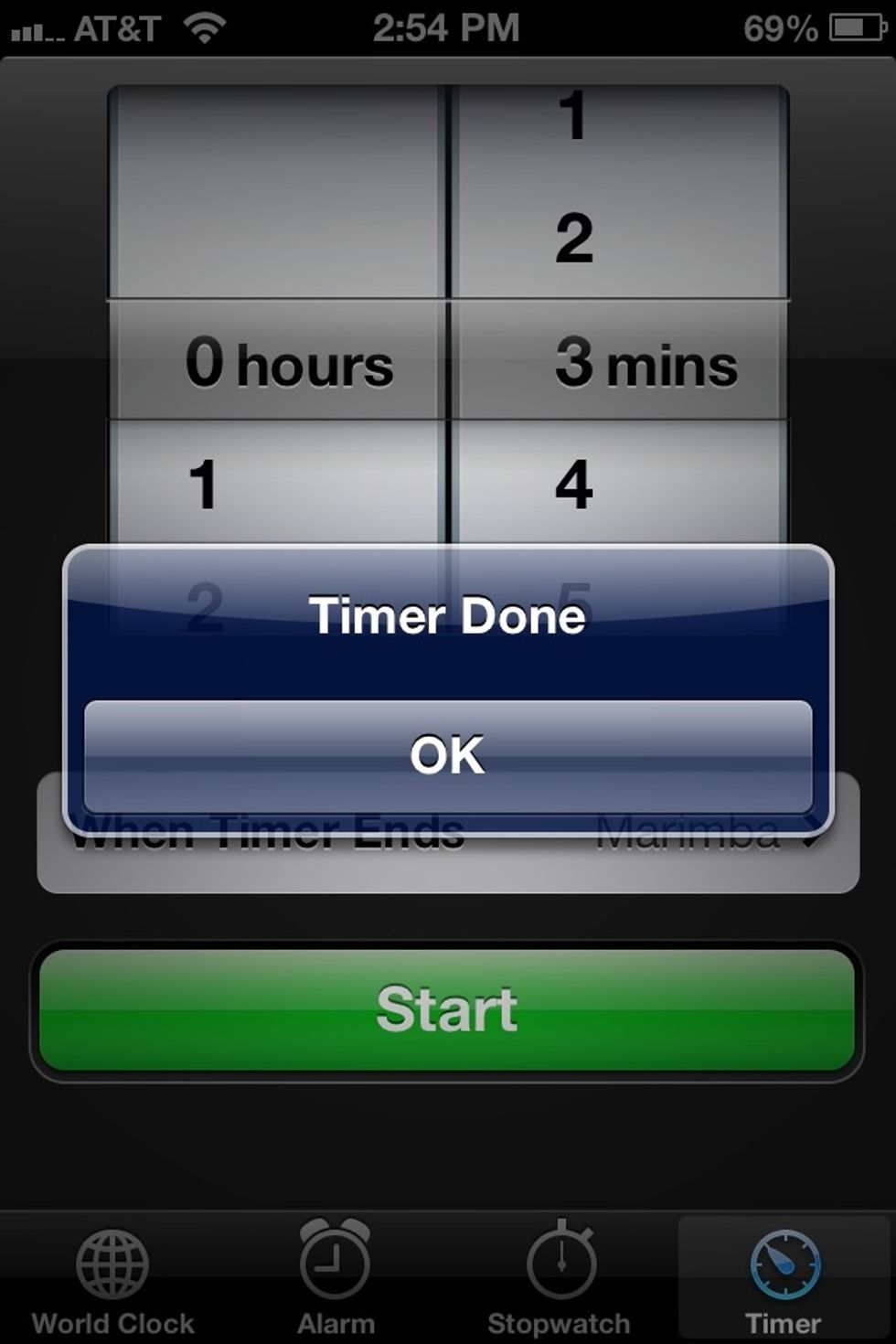 When the timer is finally done...