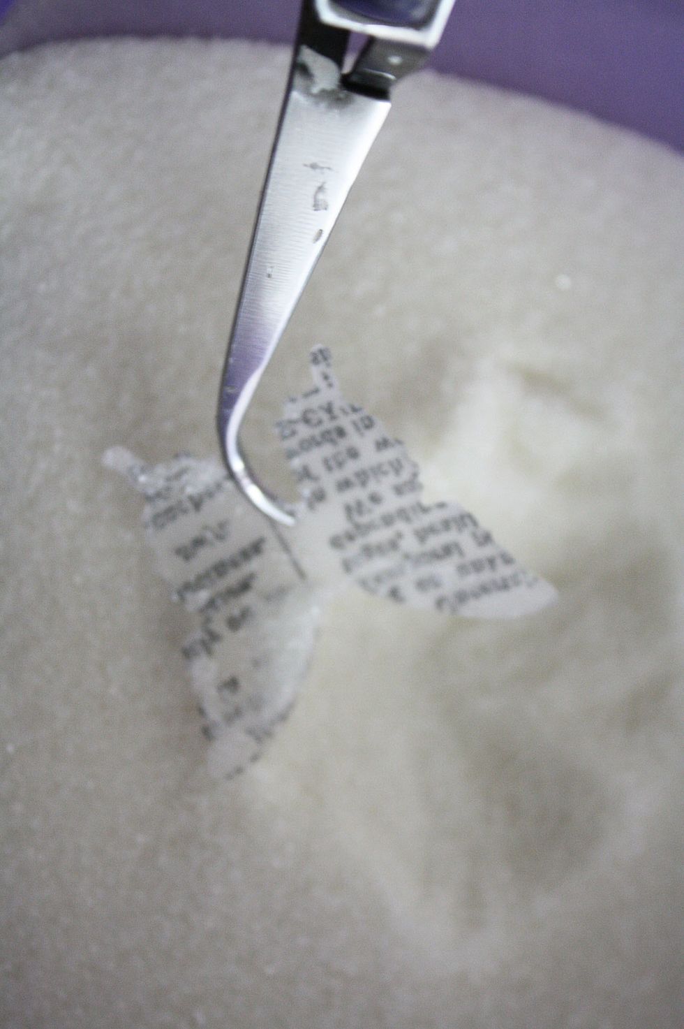 When the UTEE has melted press again into the powder while still hot. Do this 2 or 3 more time to get a nice thick coat. Once done leave in the freezer for 15-30 minutes