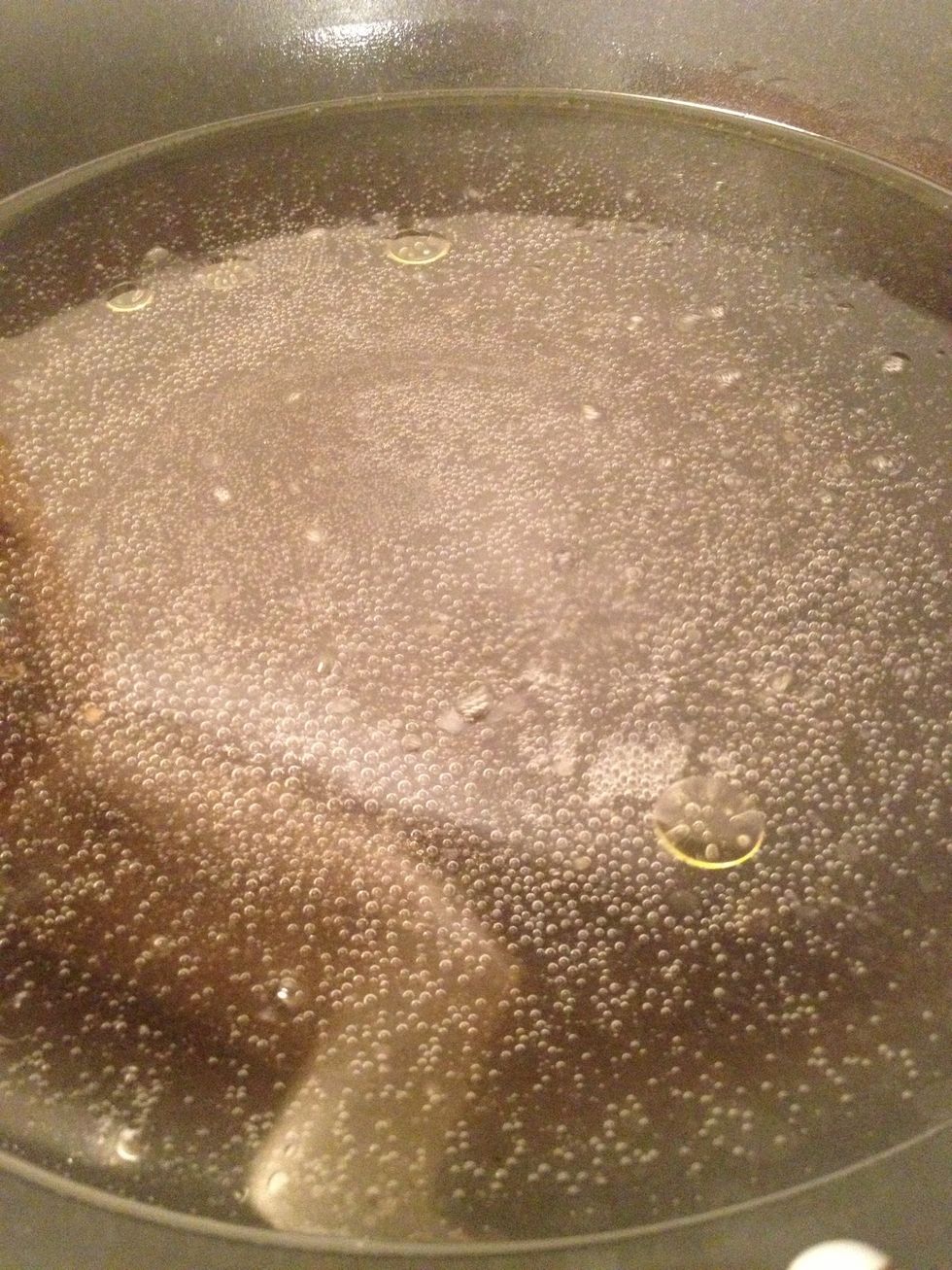 When the water starts to Boil