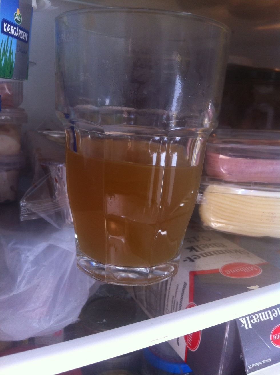 When the water starts to boiling, then put your tea in the refrigerador for 10-15 minuttes.