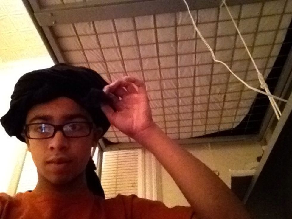 When there's only a little left, tuck it into itself