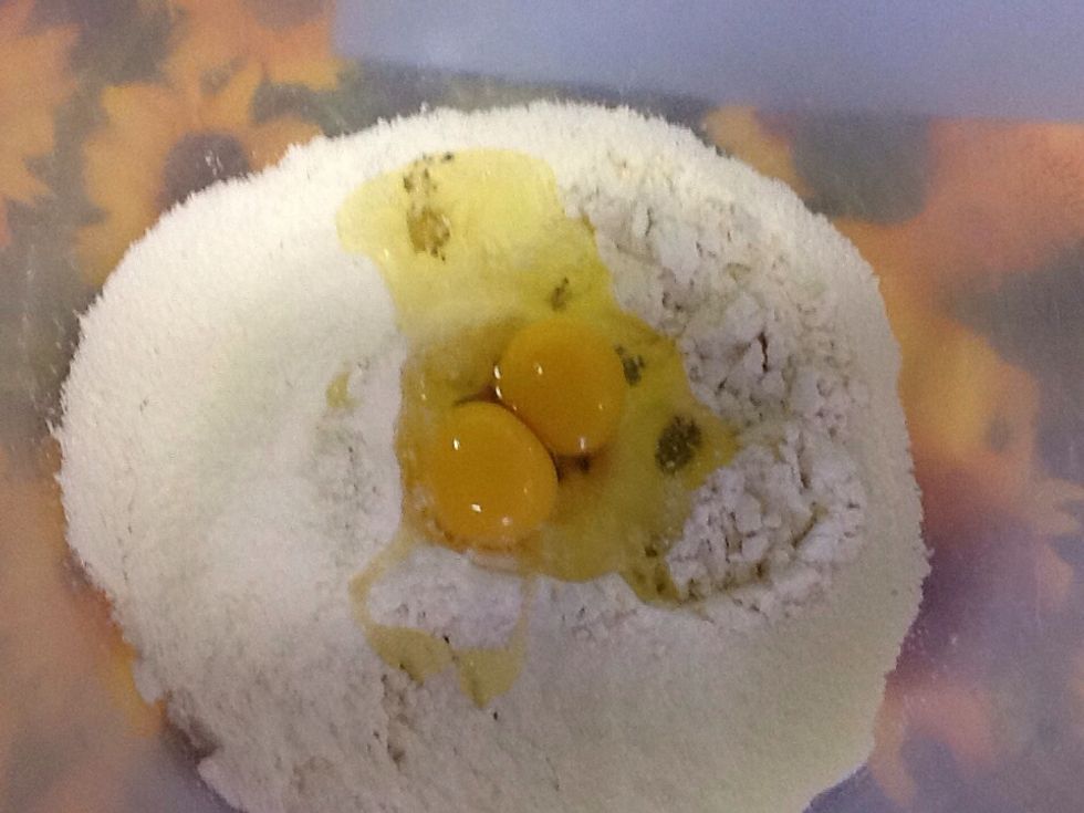 When they are all in the bowl you go to the next step.