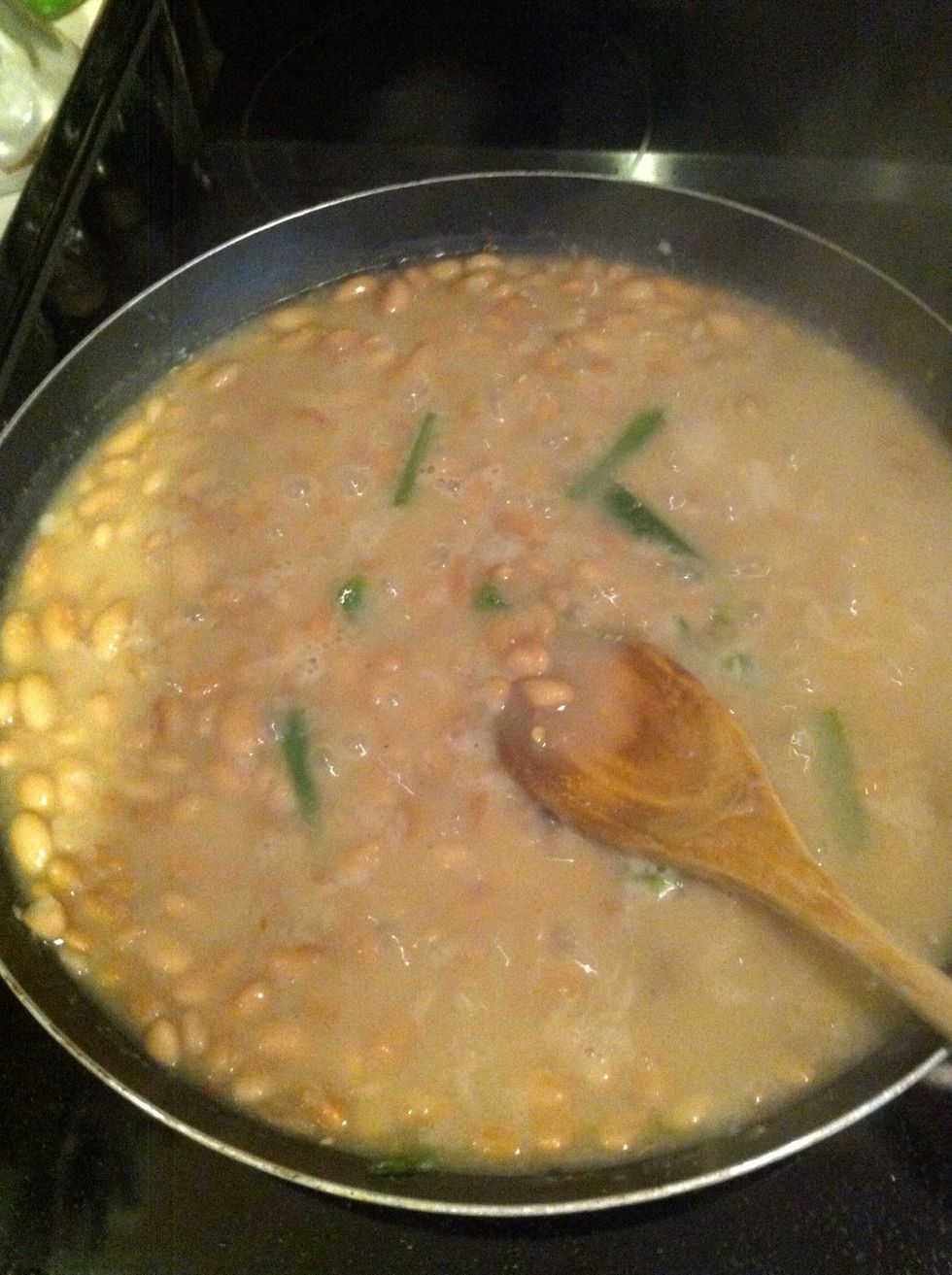 When they are boiling reduce heat.