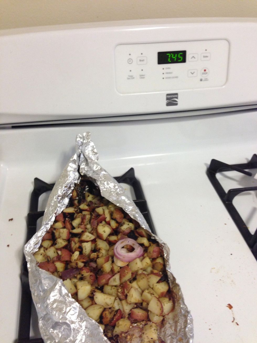 When they are finished, take them off the grill and let them sit for 5 minutes.