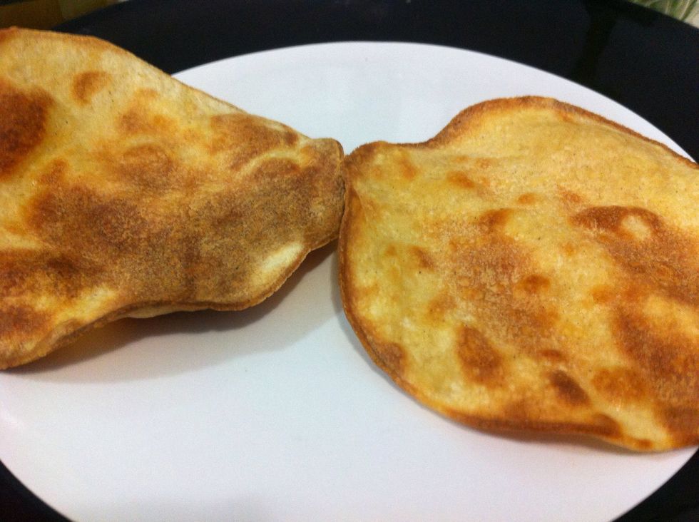 When they look crunchy and golden brown, pull them out