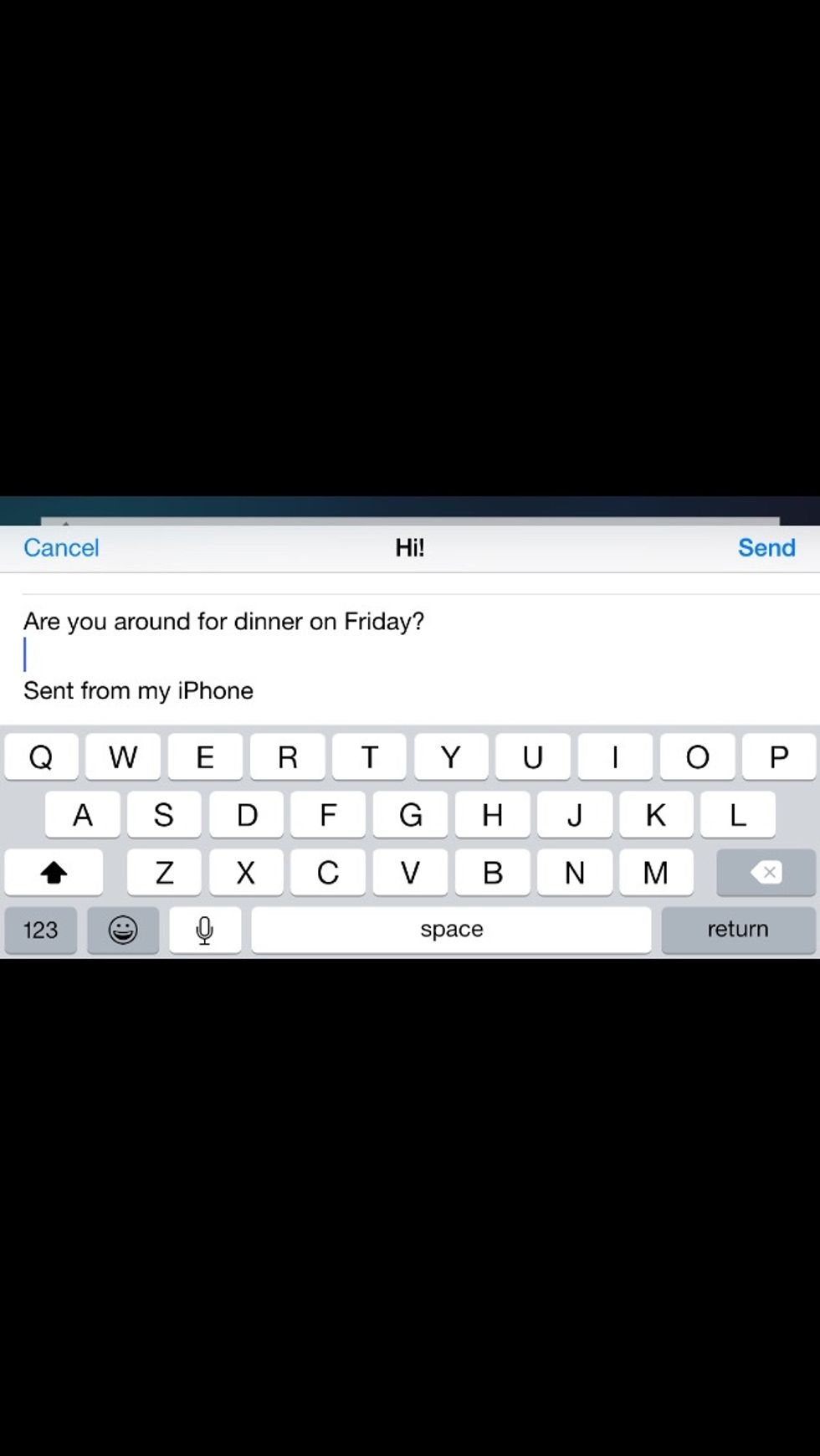 When typing an email you can quickly save a draft by docking it in the bottom of the screen. This makes it easy to access again. Just drag the title of the message down to the bottom of the screen.