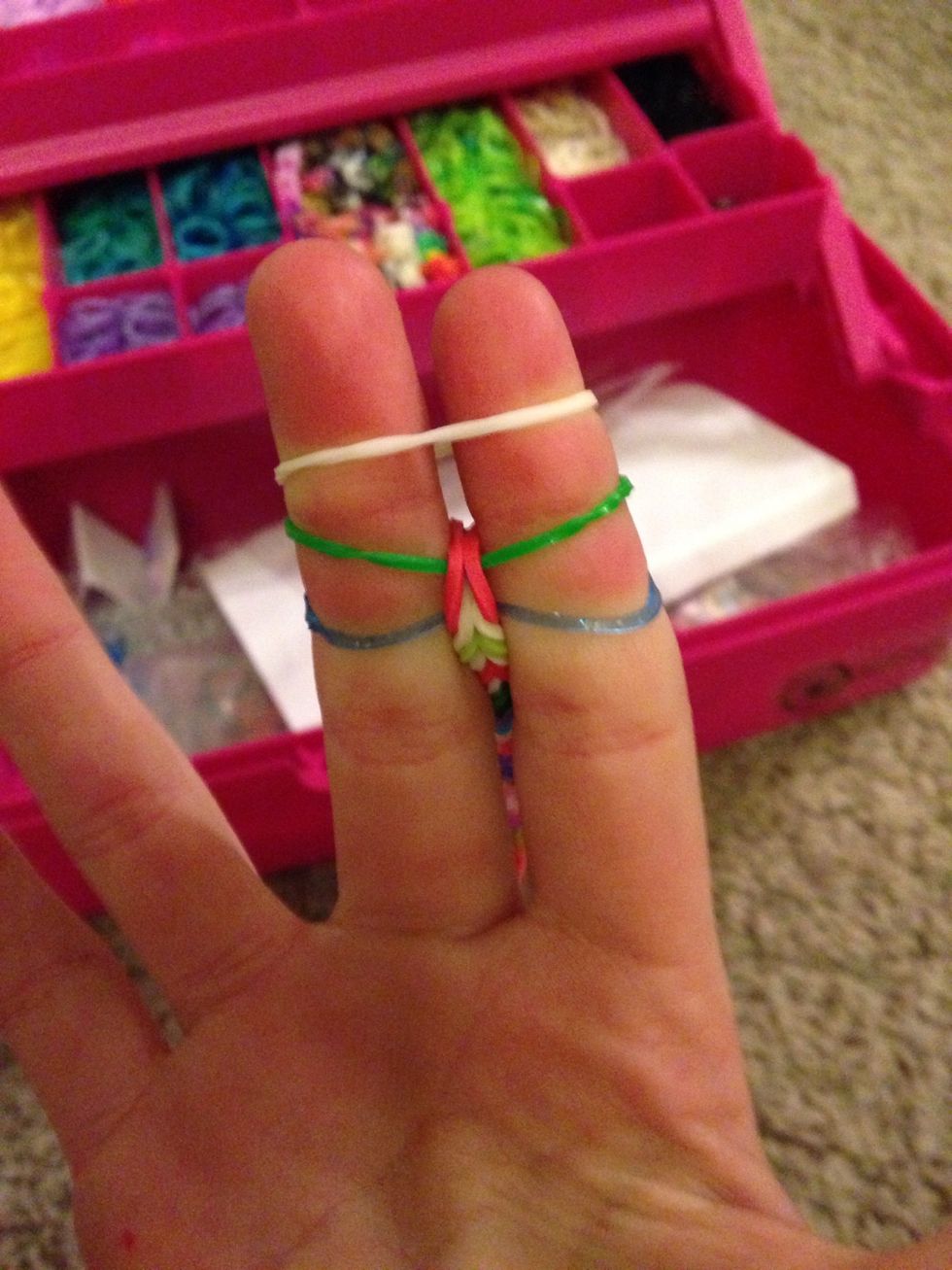 When u are almost done it will look like this (go as long as you want)