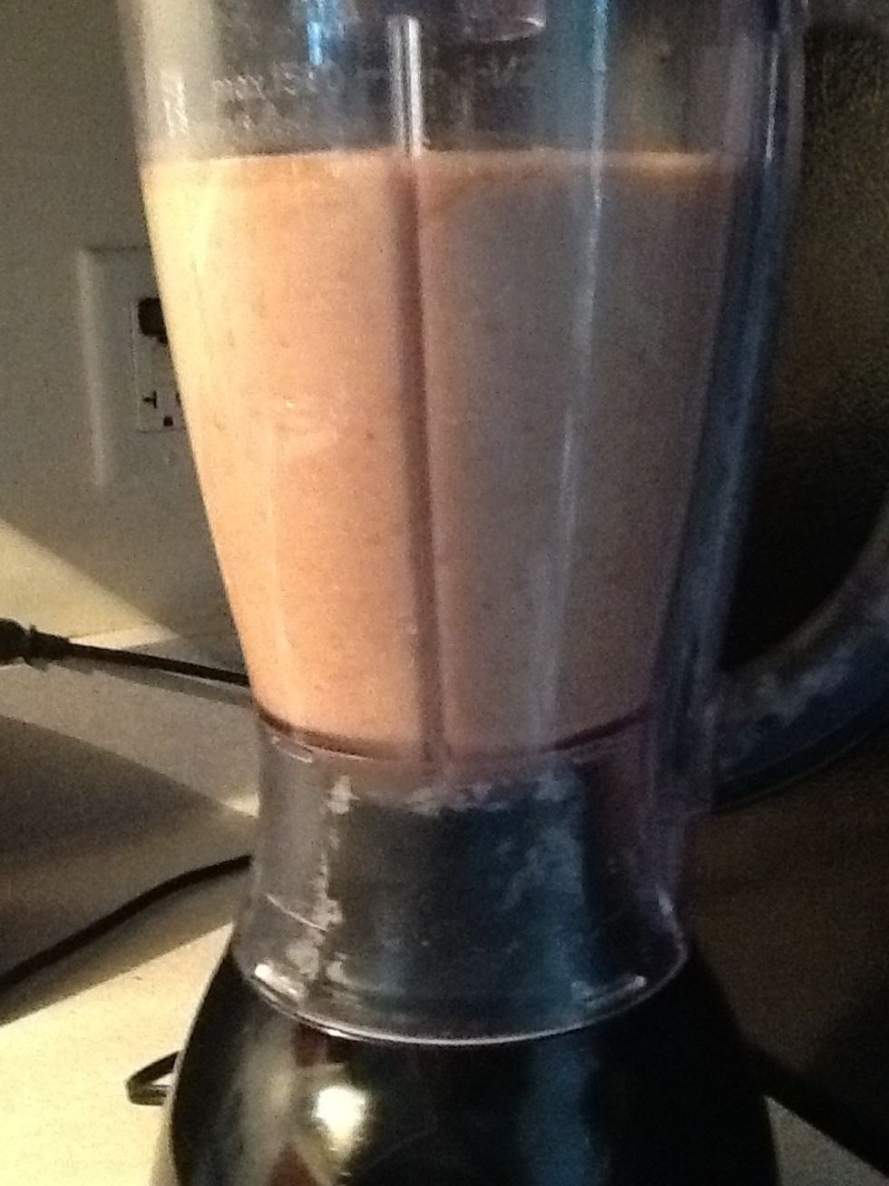 When well blended they will look like this