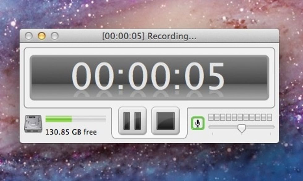 When you are done capturing your screen recording, press the stop recording button on the recording panel. You can also use the pause button if you need to stop and continue for whatever reason.