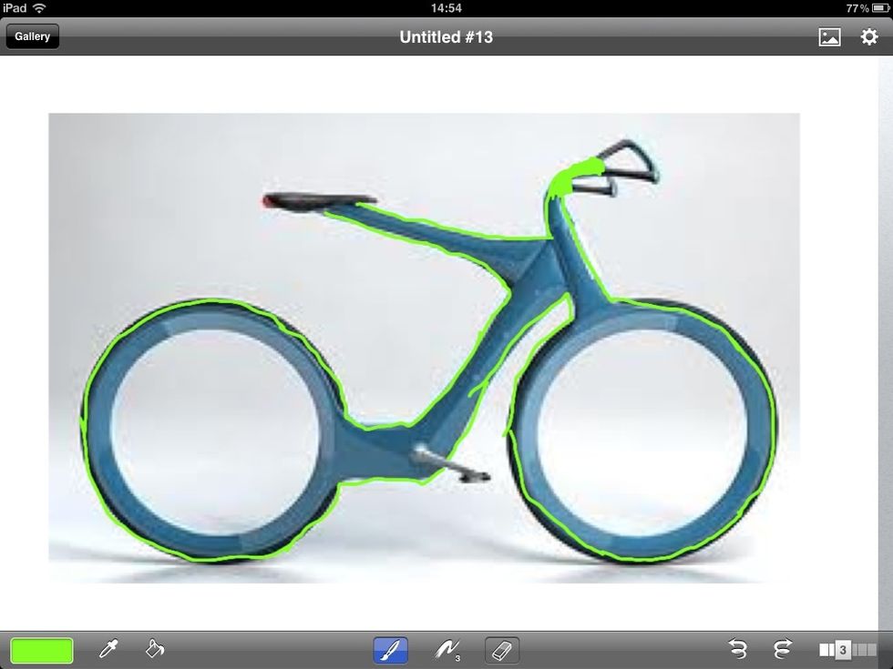 When you are done click layers