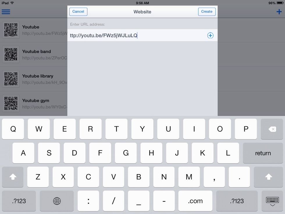 When you are done hit create.