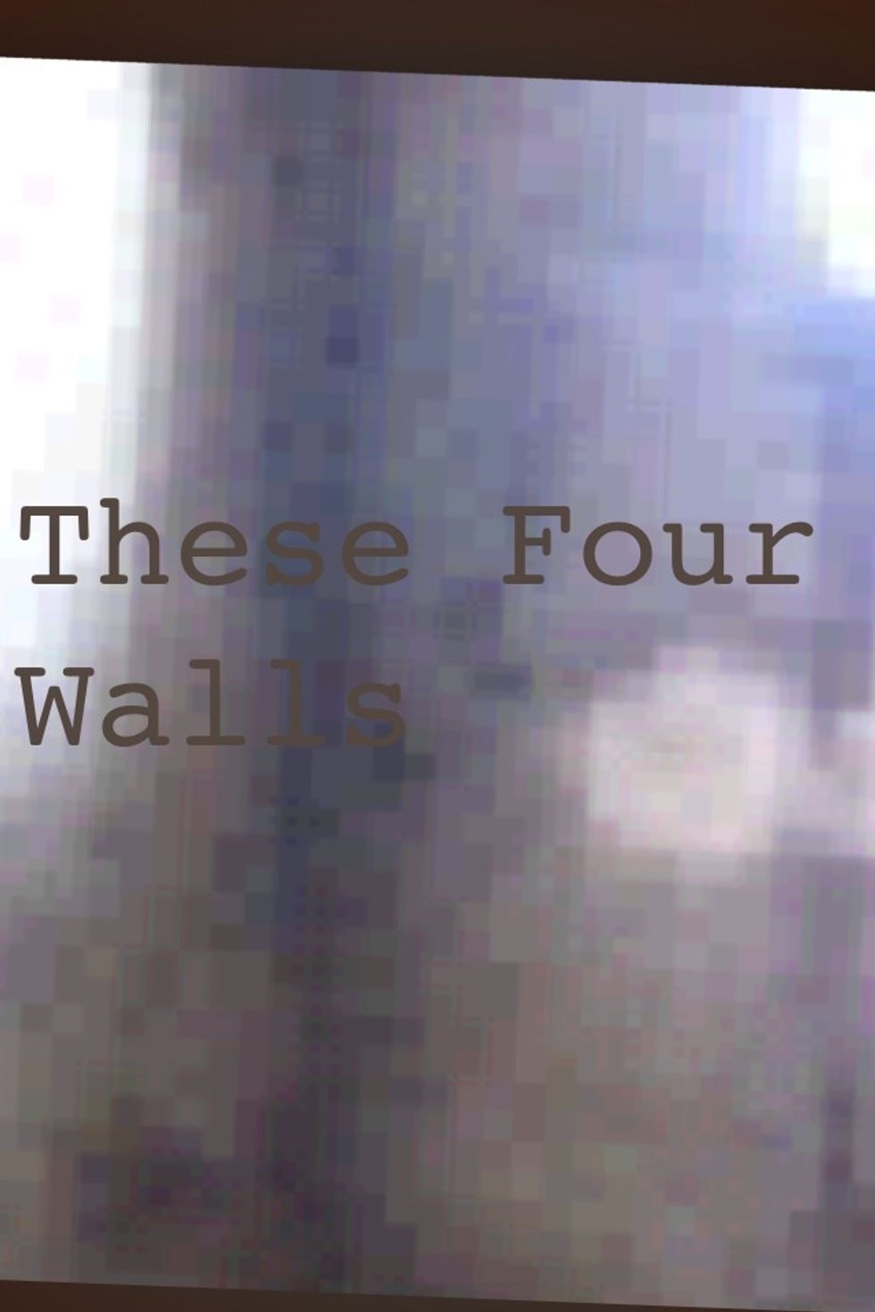 When you are done, make your own cover, or ask someone to make a cover for you. I chose this cover because everything is drab, like jail, and you're not really sure what you're looking at, like Claire